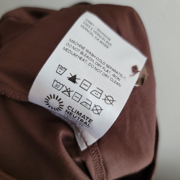 Reformation Roz Pant in Cafe size 0 NWT - Picture 5 of 10